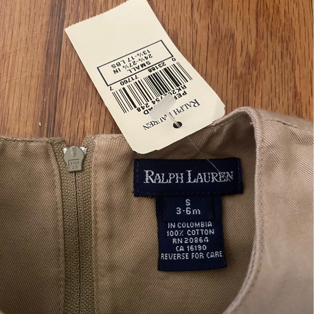 Ralph Lauren Baby Jumper- Dress With Patch Logo